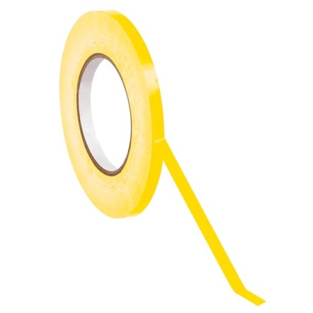 Bsc Preferred 3/8'' x 180 yds. Yellow Bag Tape, 16PK BUY00022076